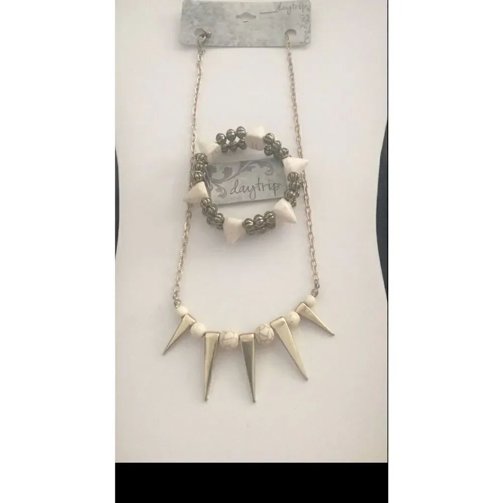 Daytrip Beads & Spikes Necklace/Bracelet